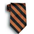 School Stripes Tie - Black/Copper